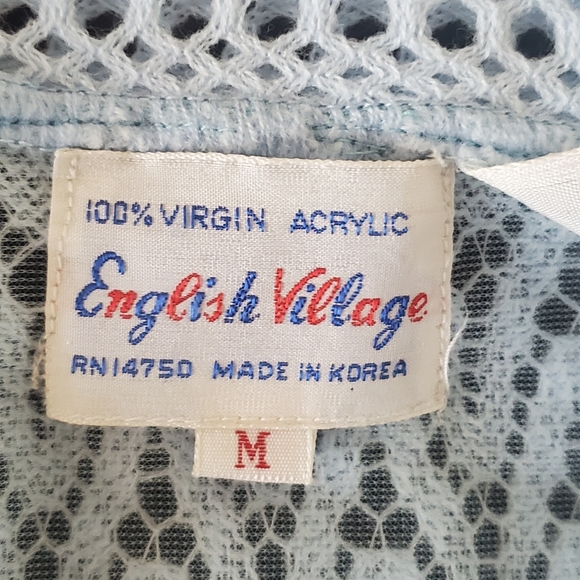 Vintage English Village Cardigan - Picture 3 of 4